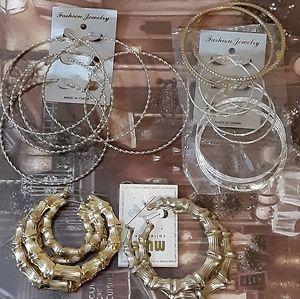 Womens Large Hoop Earrings